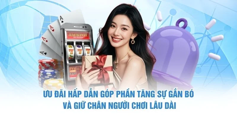 Ưu đãi hấp dẫn góp phần tăng sự gắn bó và giữ chân người chơi lâu dài